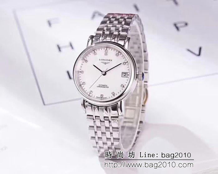 LONGINES浪琴 經典博雅系列 女士機械腕表 WSS0586